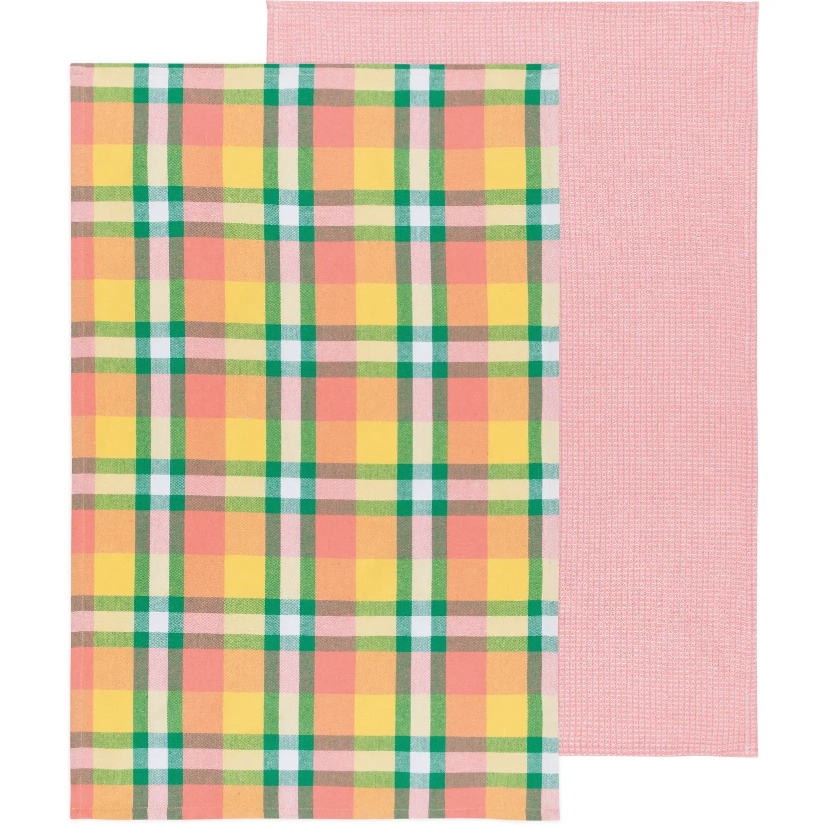 Dishtowel Set/2 - Plaid Meadow