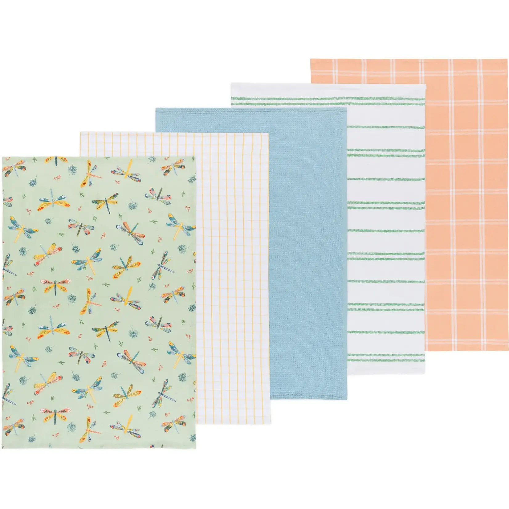 Now Designs Dishtowel Set/5 - Dragonfly