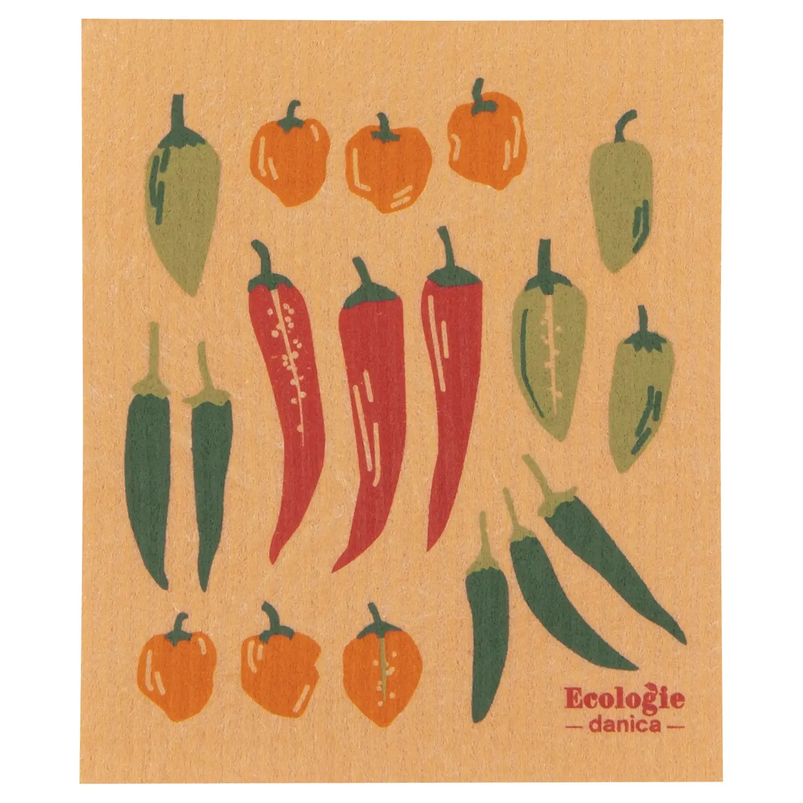 Now Designs Swedish Dishcloth - Chili Peppers