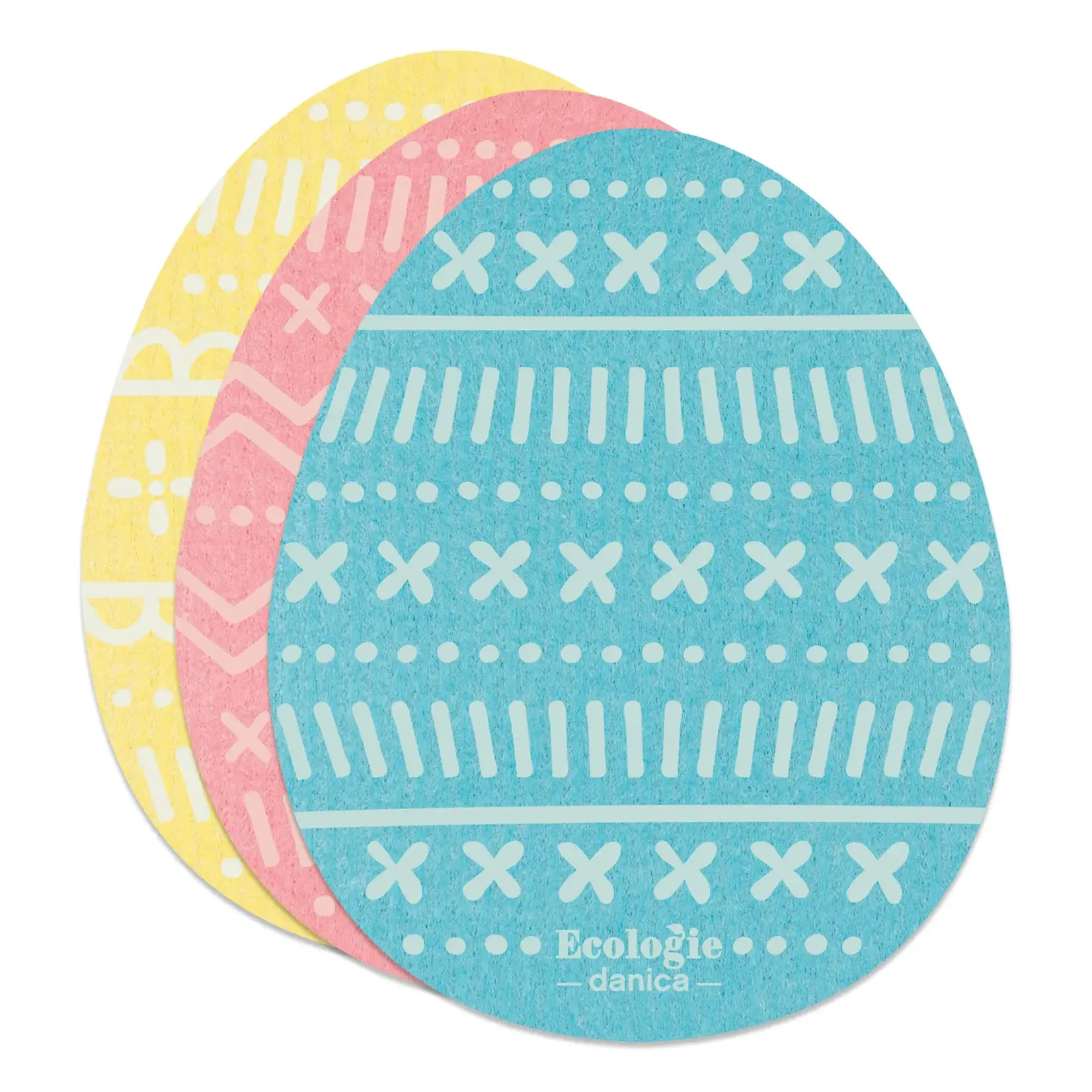Swedish Dishcloth Set/3 - Easter Eggs