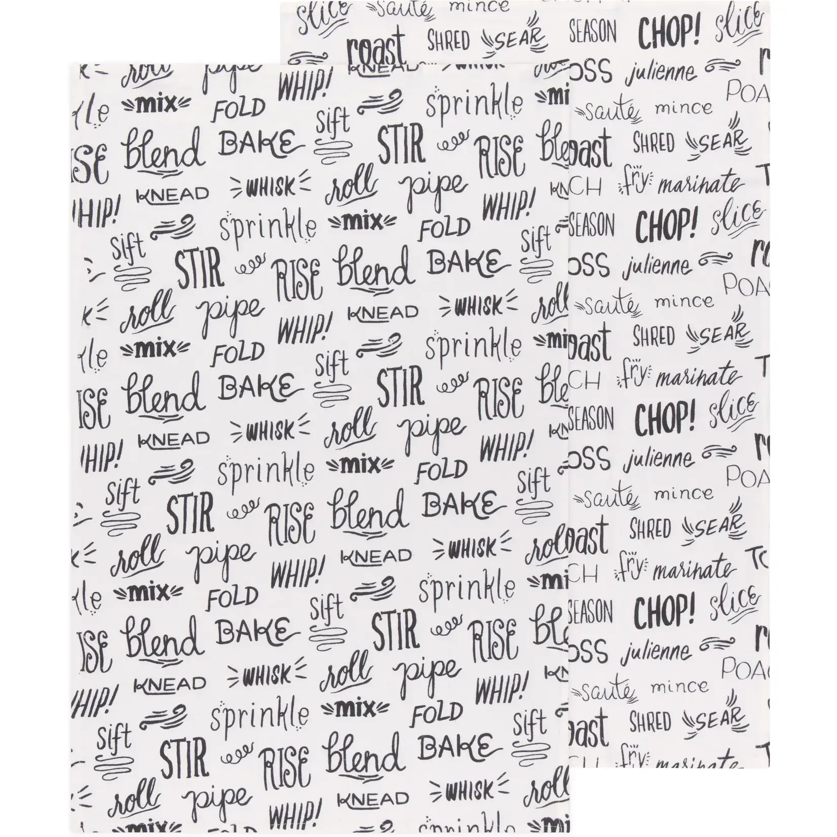 Now Designs Dishtowel Set/2 - Kitchen Words