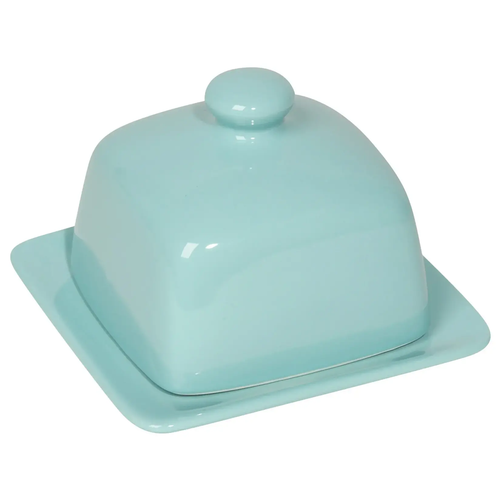 Now Designs Butter Dish Sq - Eggshell