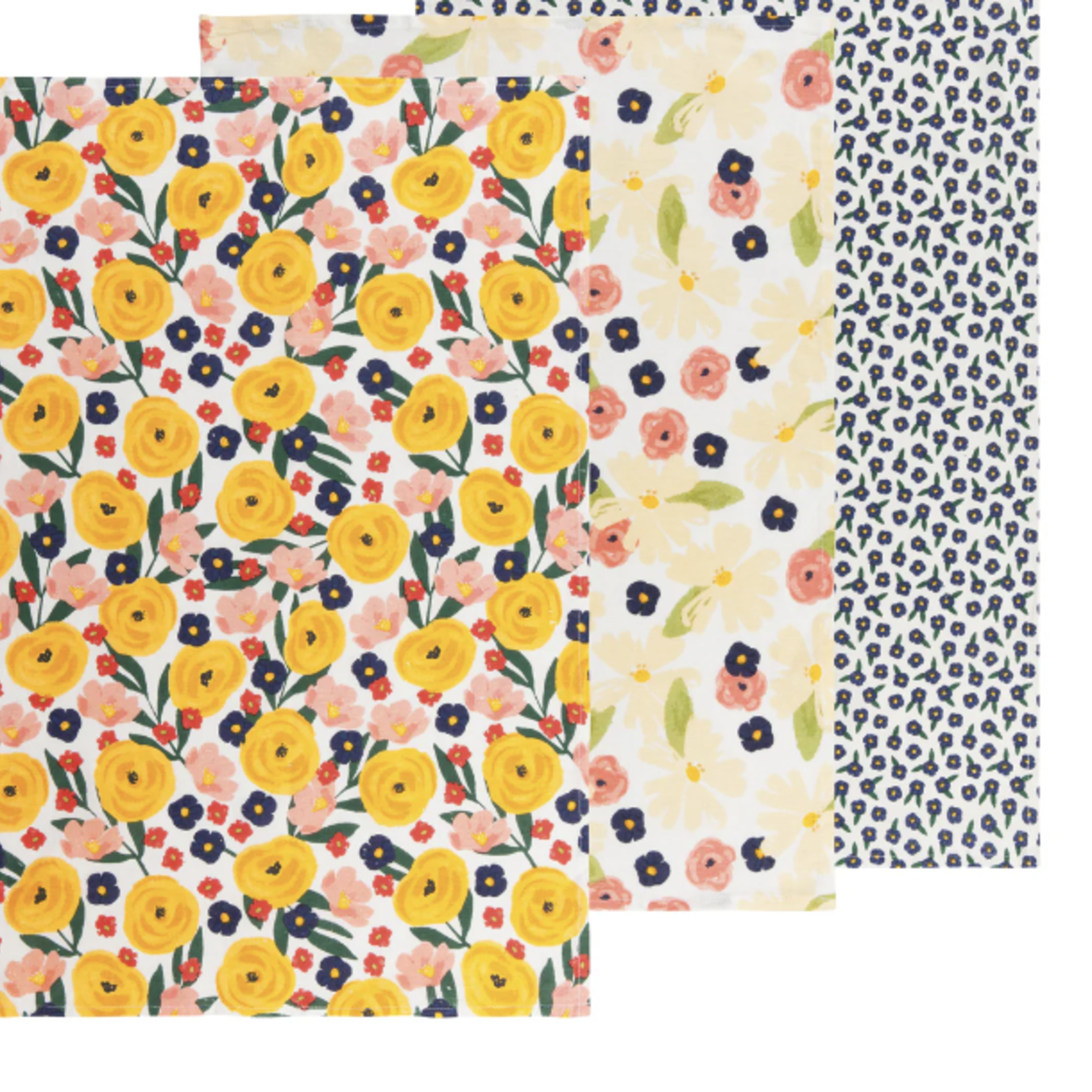 Danica Brands Bakers Tea Towel S/3 - Full Bloom | Danica Brands