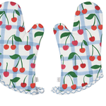 Mitt Set/2 - Very Cherry