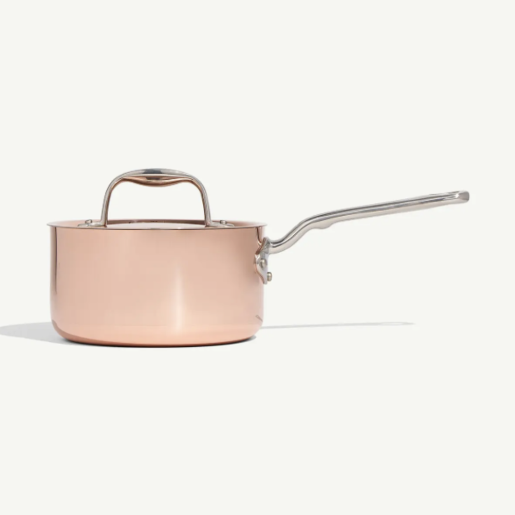 Made In Copper 1.9 qt. Saucepan with Lid