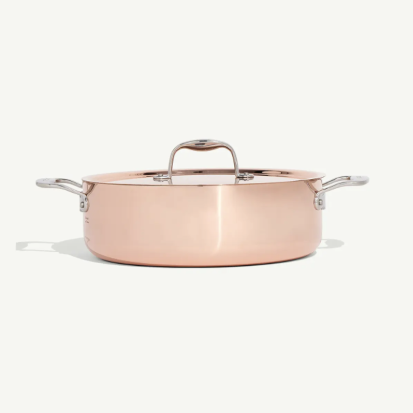 Made In Copper 5.2 qt. Rondeau with Lid