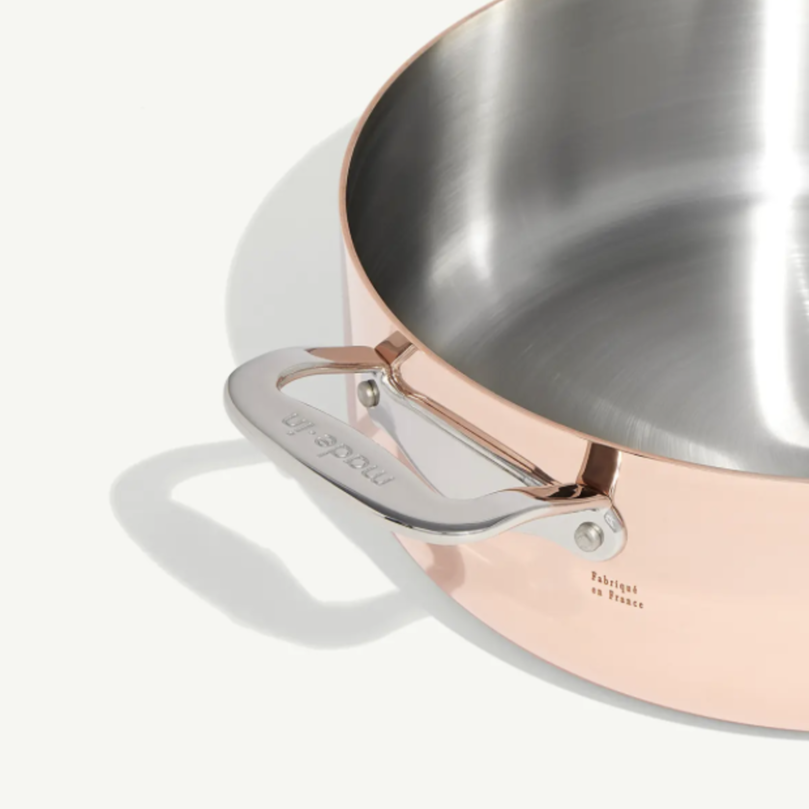 Made In Copper 5.2 qt. Rondeau with Lid