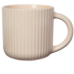 Mug 22oz - Fluted Ecru