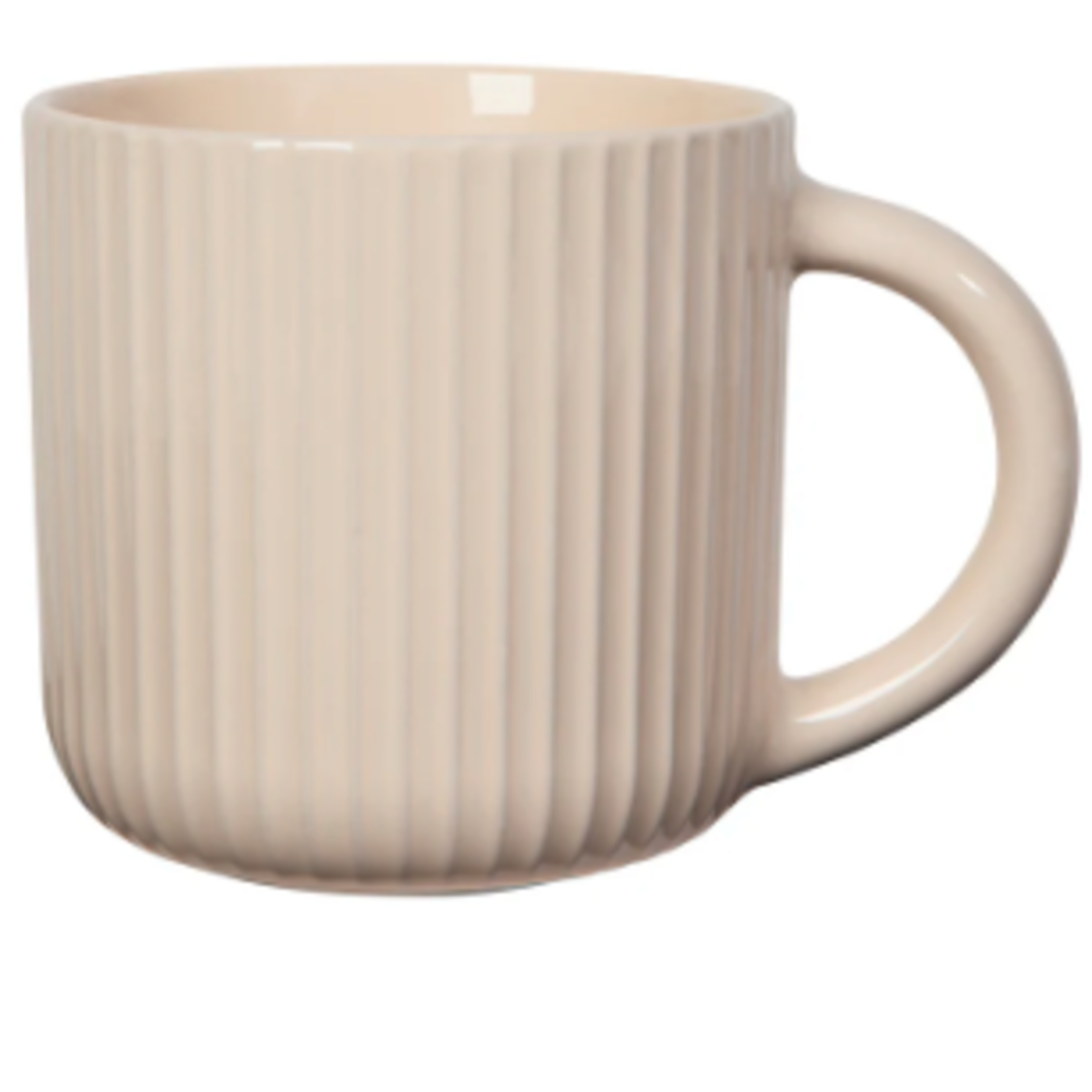 Mug 22oz - Fluted Ecru