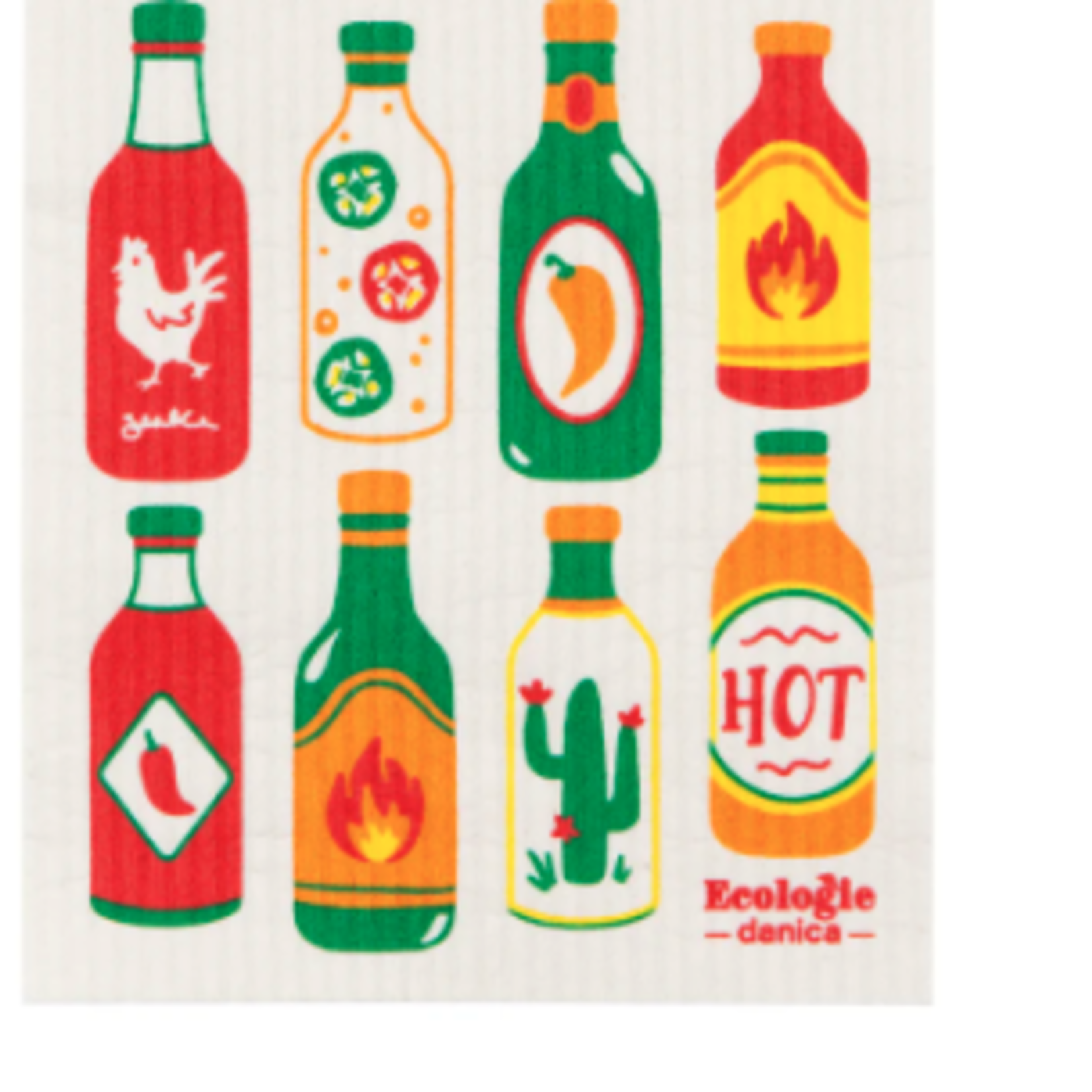 Danica Brands Hot Sauce Swedish Dishcloth | Danica Brands