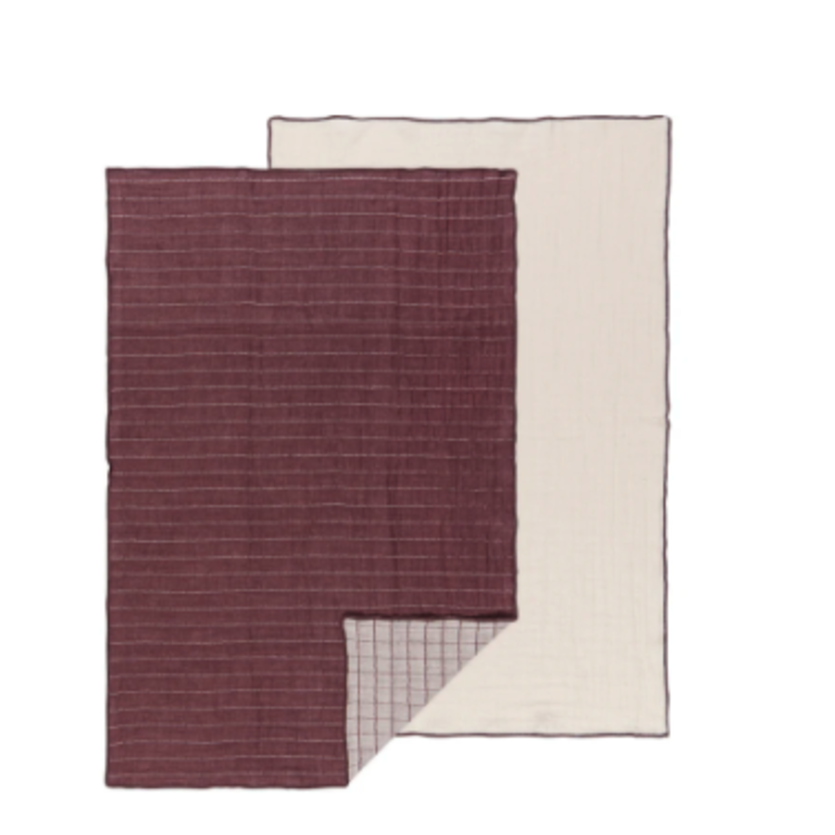 Danica Brands Dishtowel Set/2 - Ash Plum Double Weave | Danica Brands