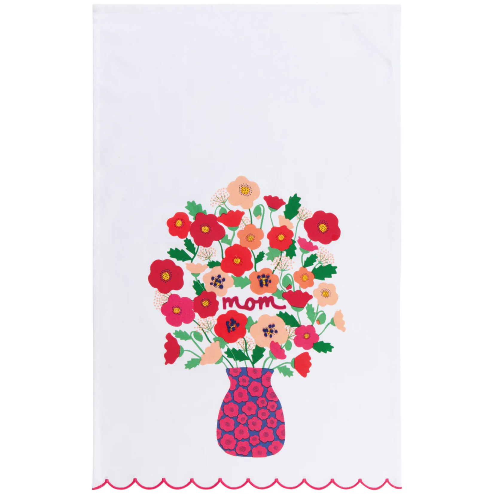 Danica Brands Tea Towel - Deco Poppy - Mother's Day | Danica Brands