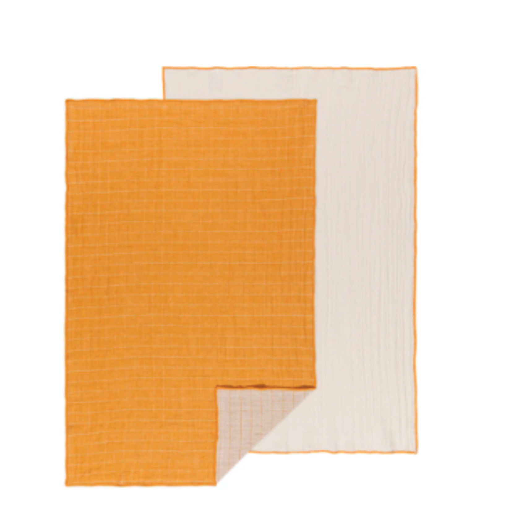 Dishtowel Set/2 Double Weave - Ochre