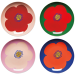 Danica Brands Plate Appetizer Set/4 - Poppy | Danica Brands