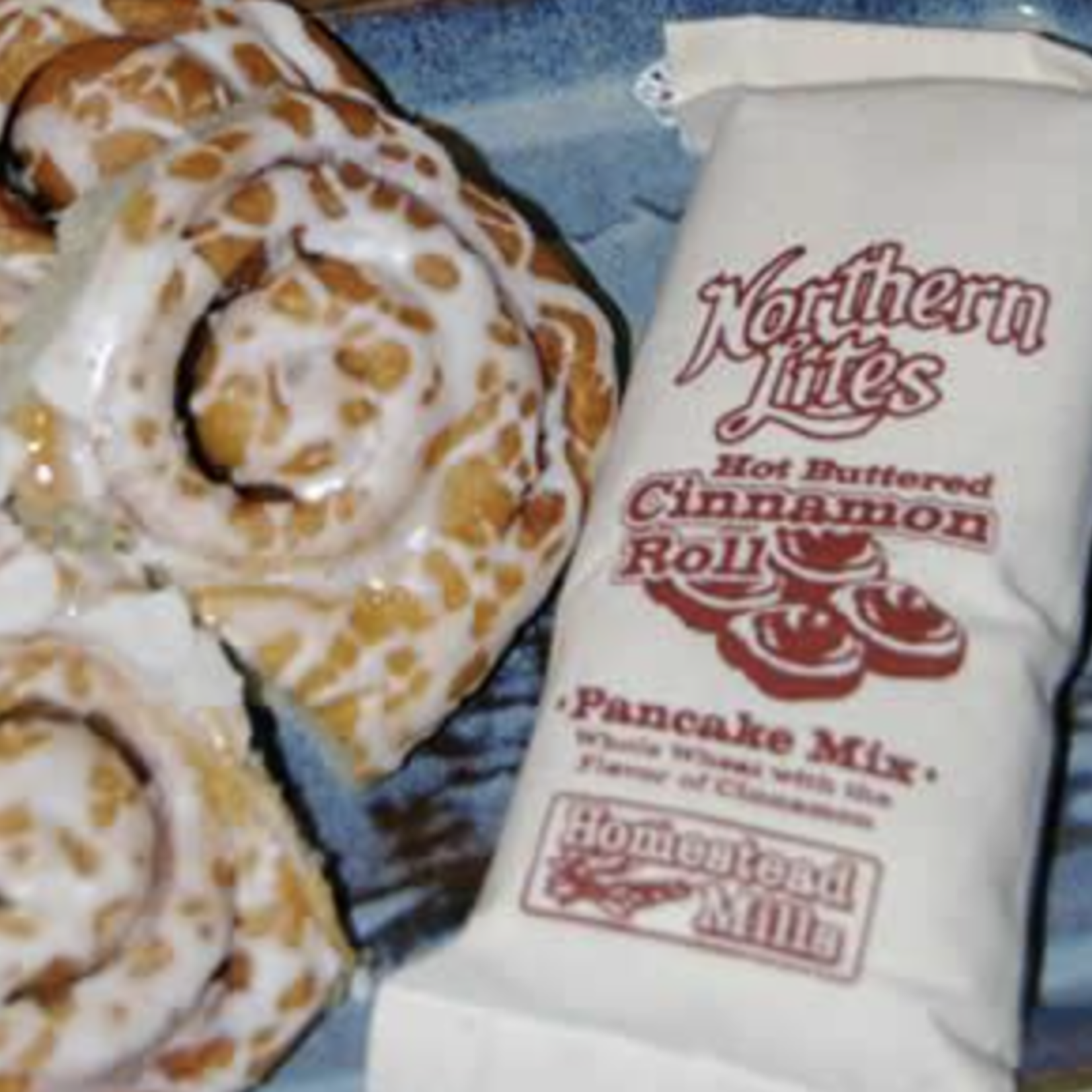 Homestead Mills Cinnamon Roll Pancake Mix 16oz | Homestead Mills