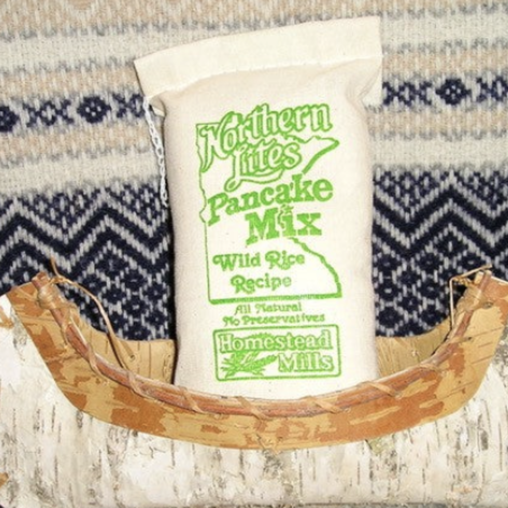 Homestead Mills Wild Rice Pancake Mix 16oz | Homestead Mills