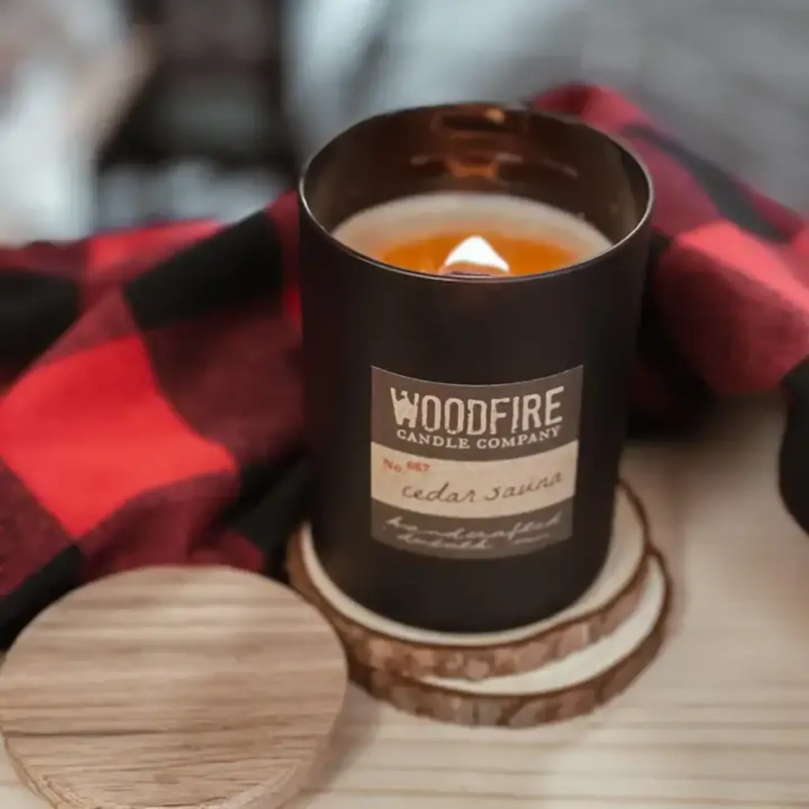 Woodfire Candle Co Woodfire Candle, Matte Black