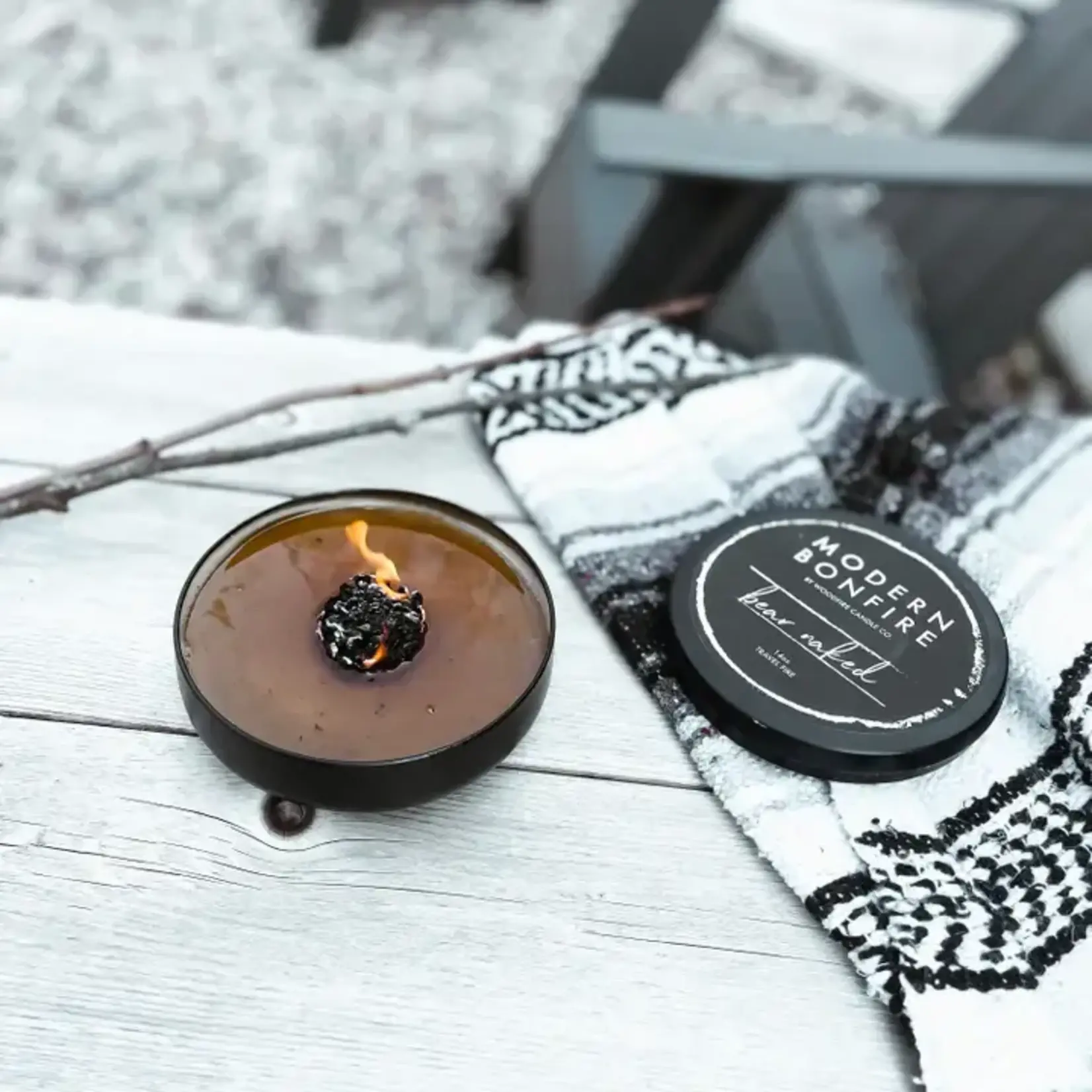 Woodfire Candle Co Woodfire Candle, Modern Bonfire