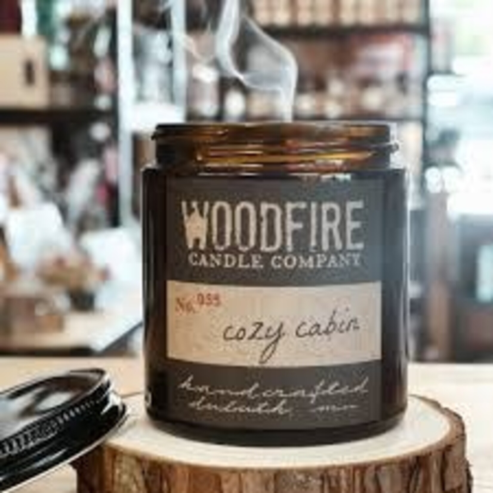 Woodfire Candle Co Woodfire Candle, Amber Mini