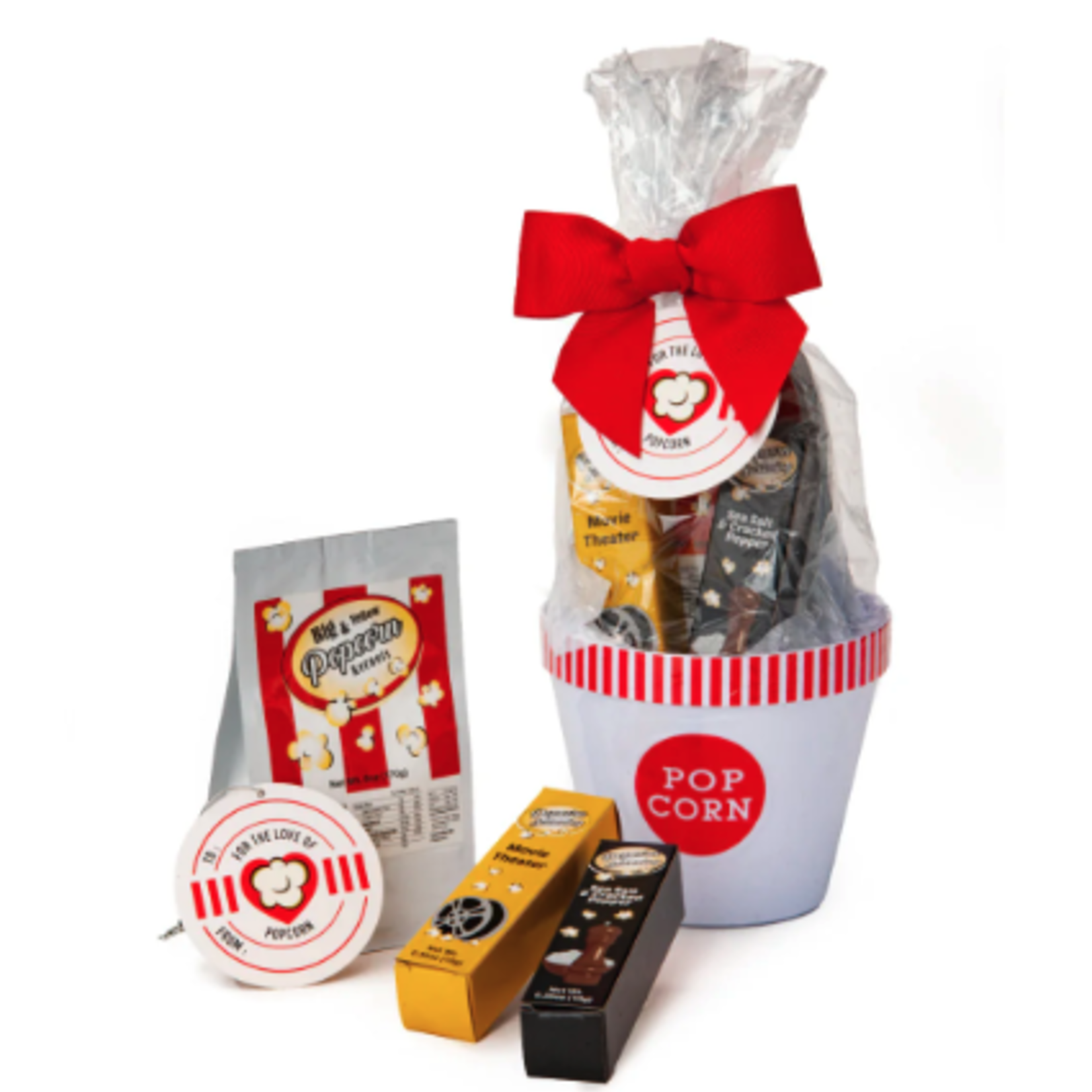 Wabash Valley Farms For the Love of Popcorn Gift Set - Red/White | Wabash Valley Farms