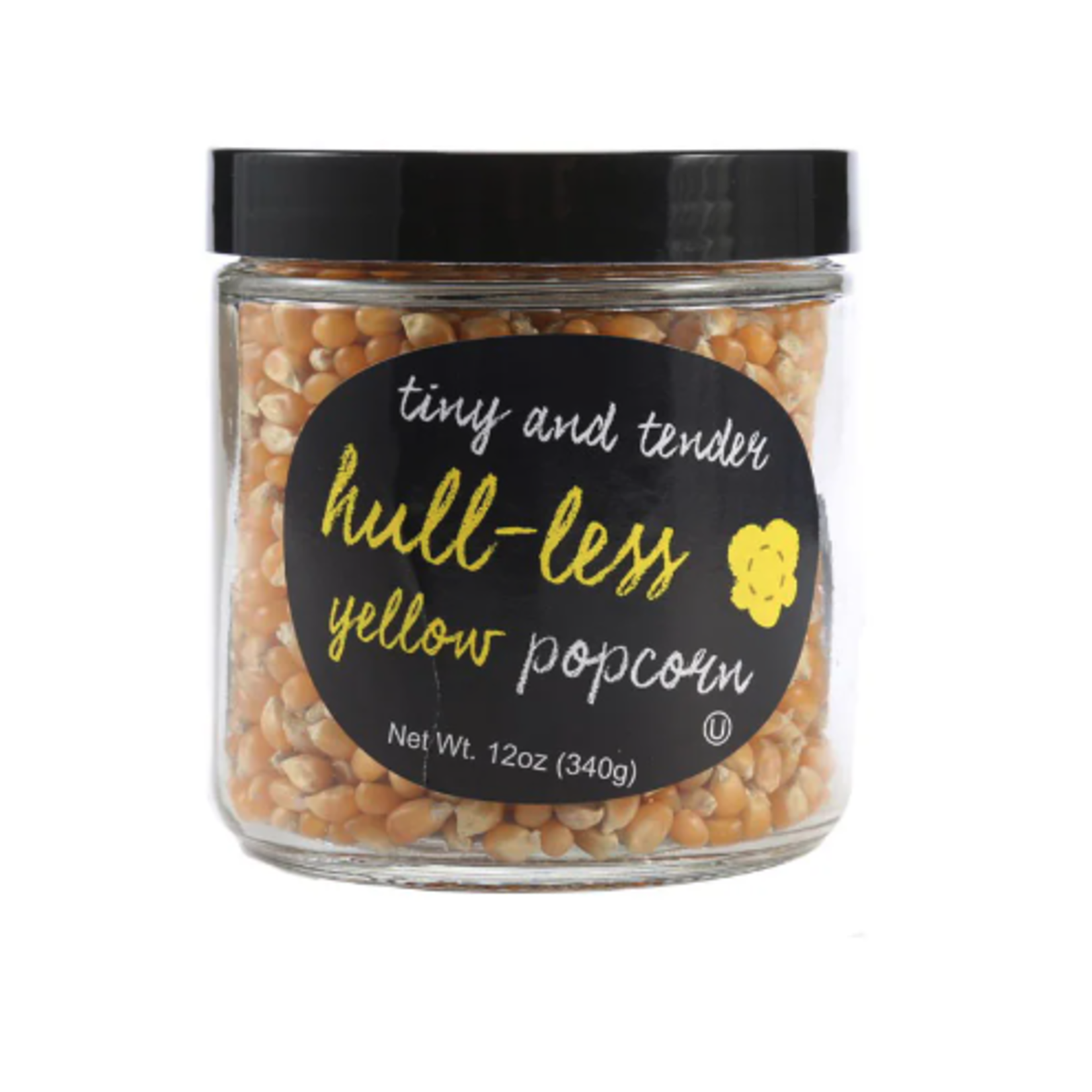 Wabash Valley Farms Tender & Tiny Hull-less Yellow Corn - 16oz Baby Yellow (Hull-less) Kernels