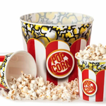 Wabash Valley Farms Jumbo Classic Striped Popcorn Tub - Red/White Stripe- 9qt Size