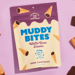 Muddy Bites Dark Chocolate Bite-Sized Waffle Cones Snacks