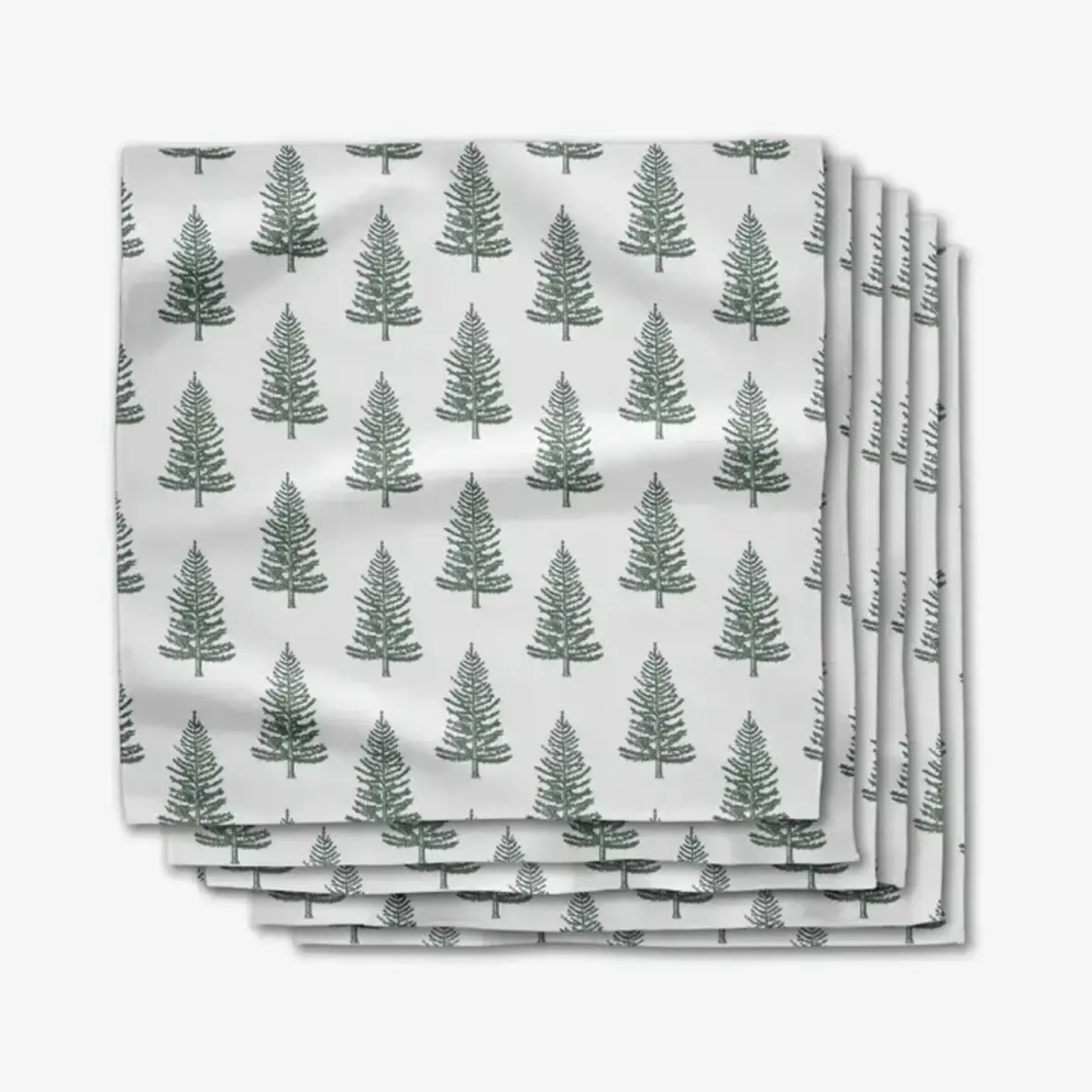 Geometry Dinner Napkin Set - Frosted Trees | Geometry