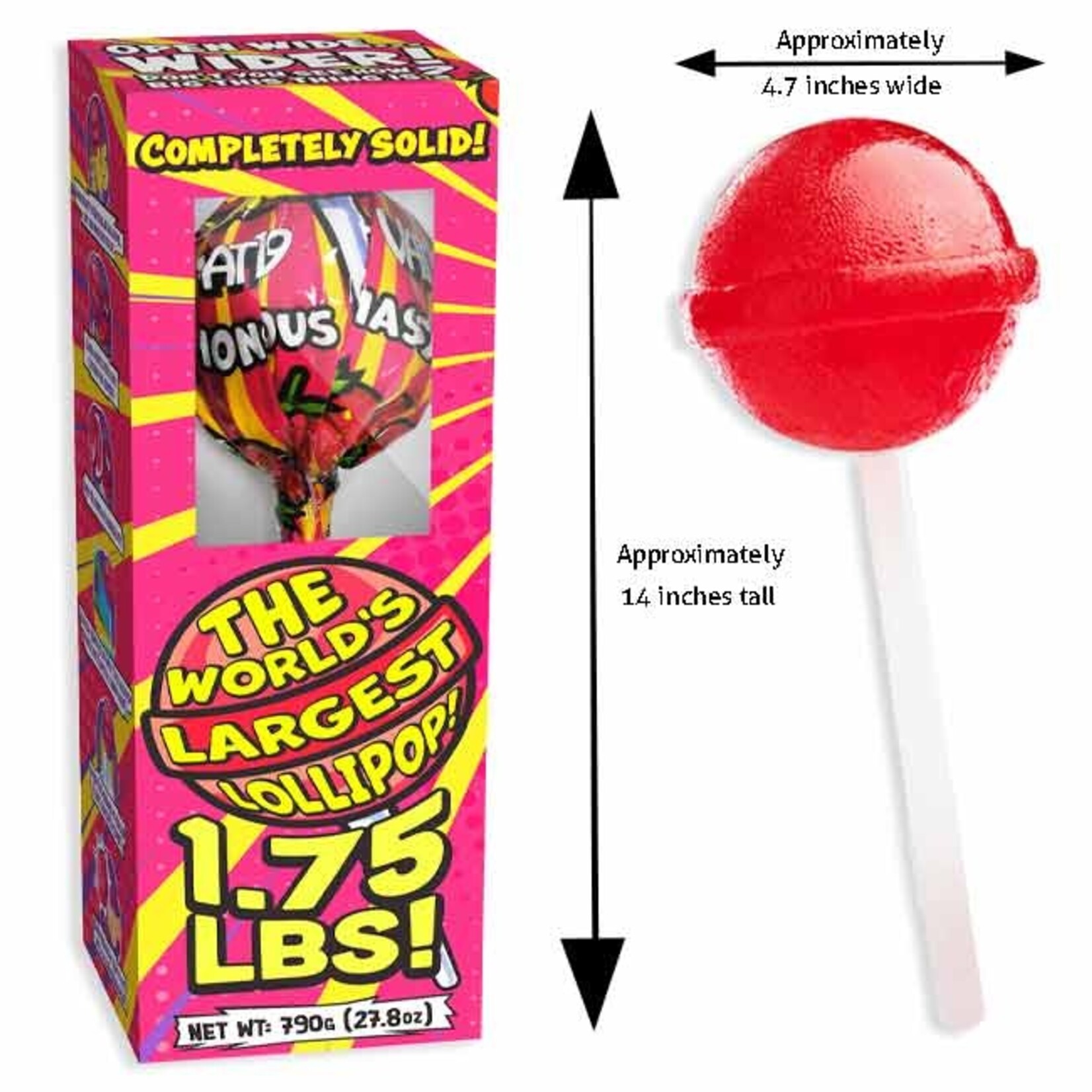 Worlds Largest Lollipop - Strawberry