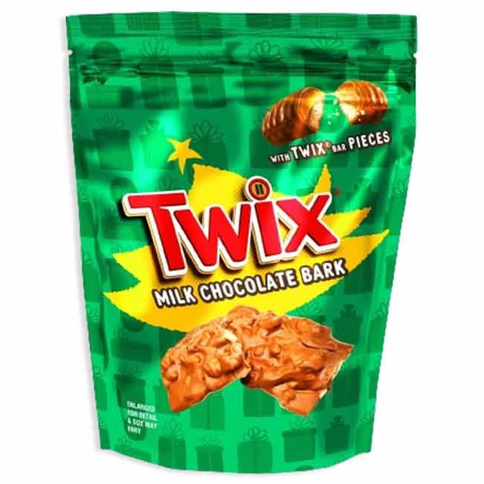MILK CHOCOLATE BARK WITH TWIX - PEG BAG