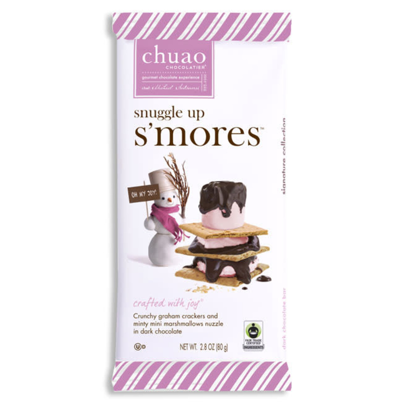 CHUAO CHOCOLATE BAR SNUGGLE UP SMORES - MILK