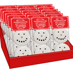 MELVILLE MALLOW TOPPER WITH SNOWMAN FACE 2-PK