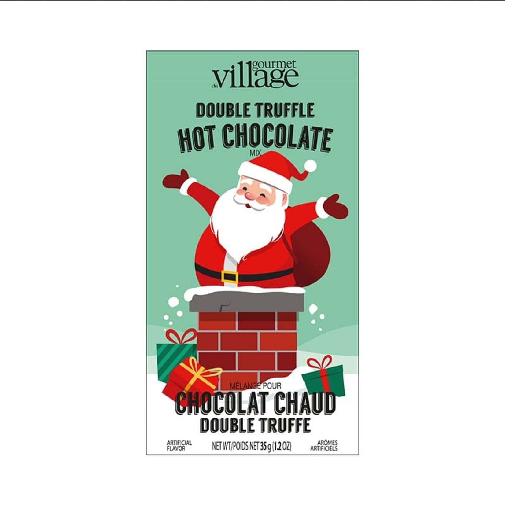 Gourmet Village Cocoa Packet - Retro Santa