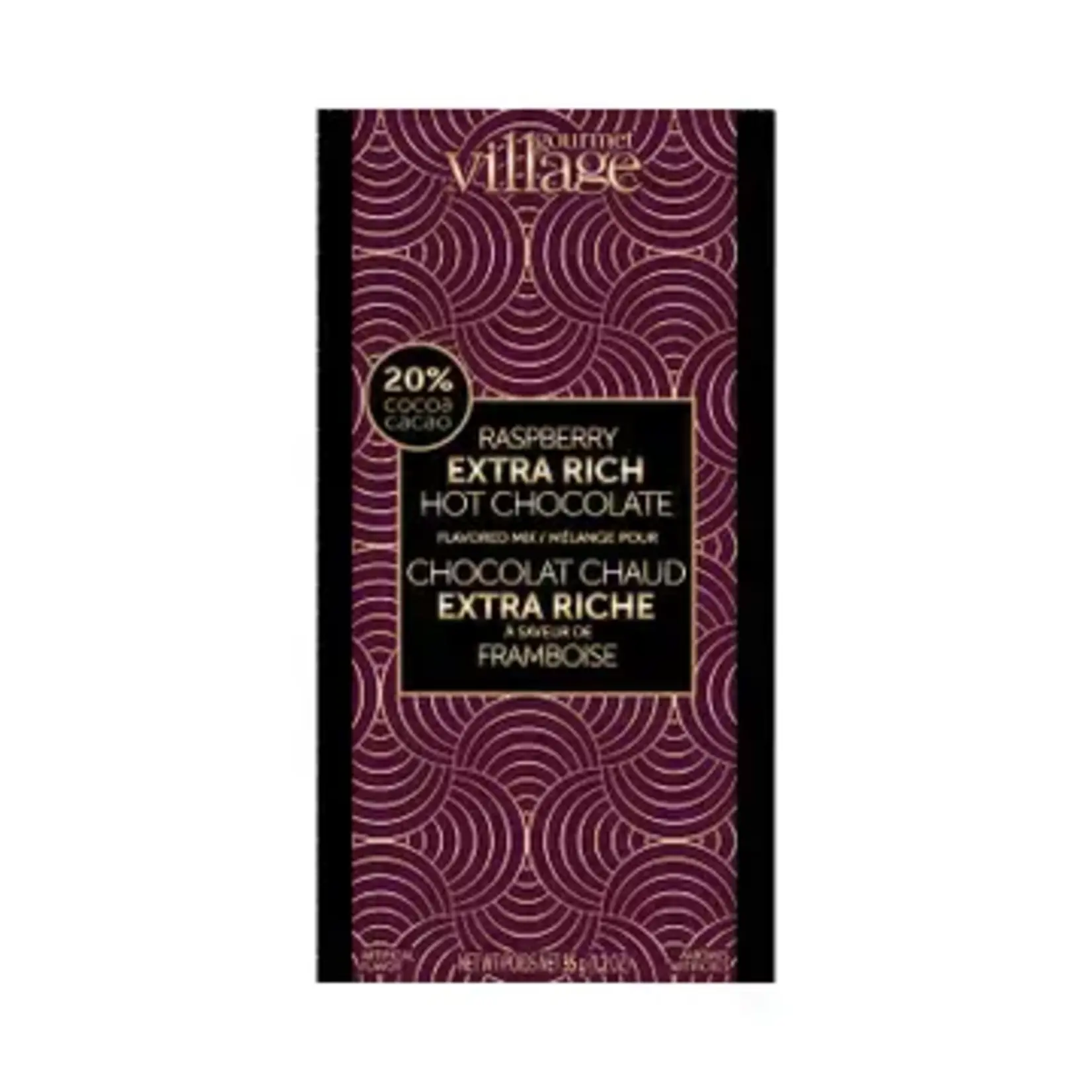 Gourmet Village Extra Rich Hot Chocolate, Raspberry