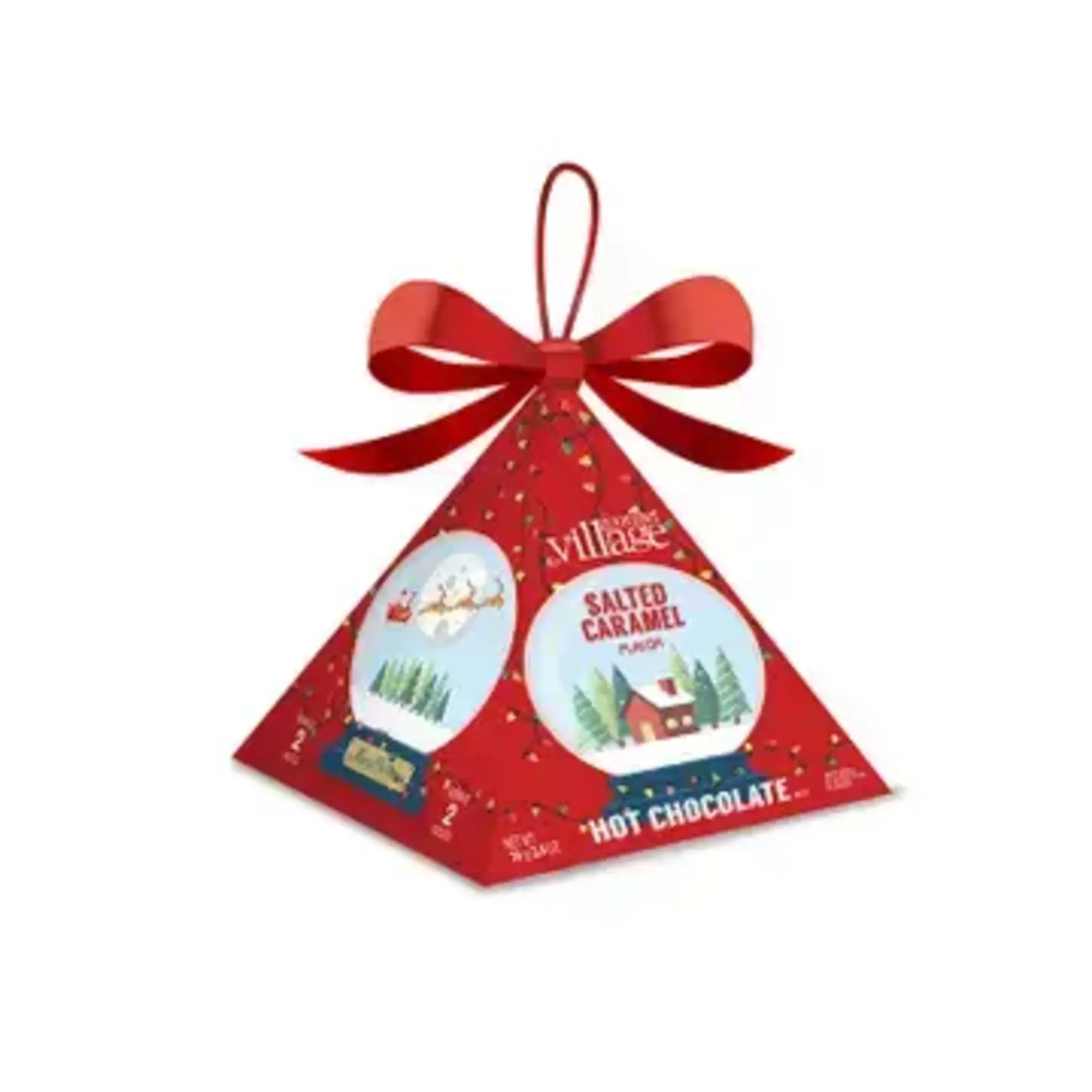 Gourmet Village Pyramid Ornament, Snowglobe Salted Caramel | Gourmet Village