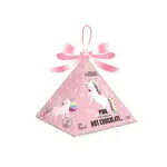 Pyramid Ornament, Pink Unicorn