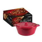 Gourmet Village Ceramic Brie Baker - Red