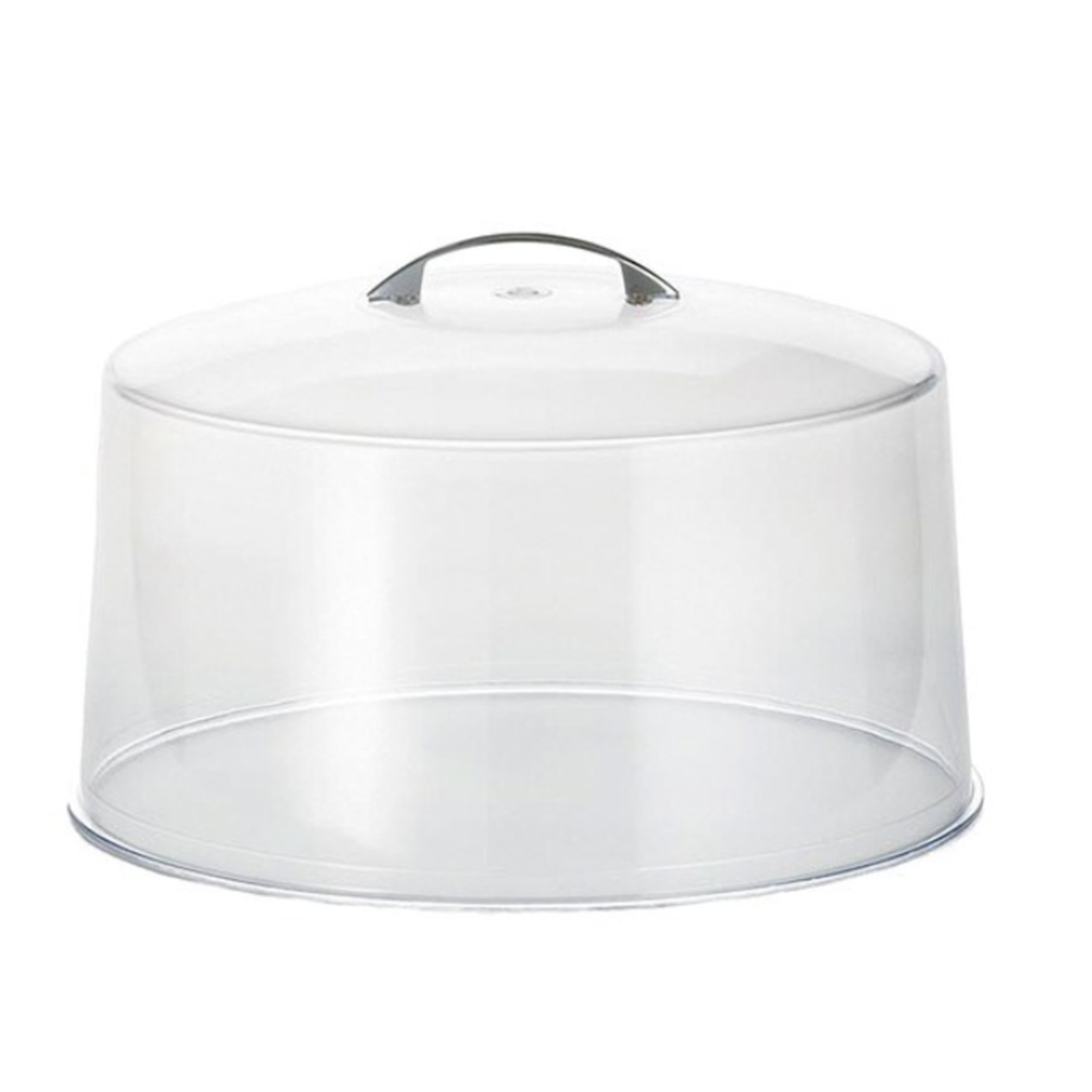 Tablecraft Cake Dome With Metal Handle (Fits Round Serving Tray With Channel)