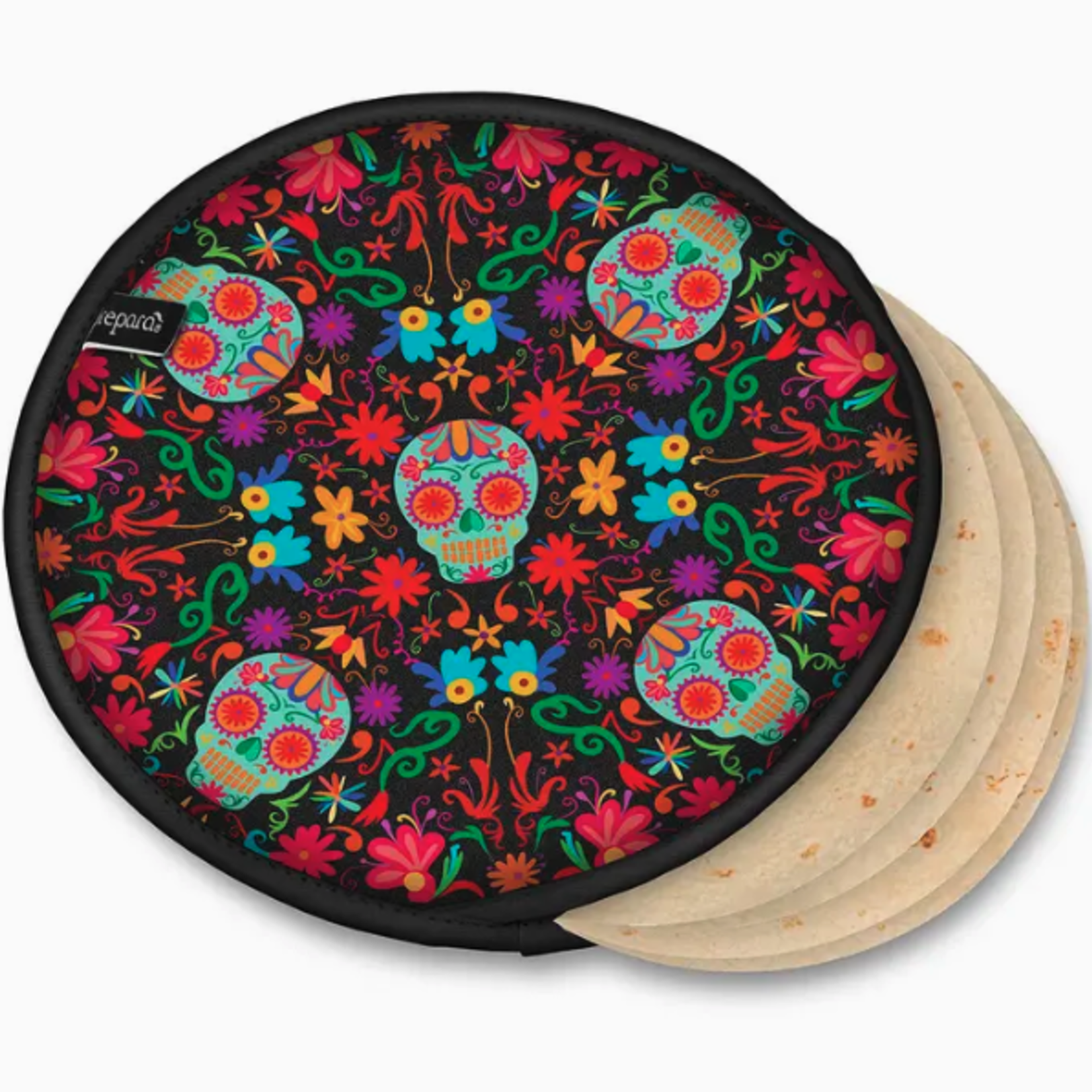 Prepara Fabric Tortilla Warmer - Day of the Dead Collection