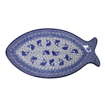 Polish Pottery Fish Platter, Long | Polish Pottery