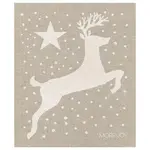Galleyware Reindeer Snowflakes Swedish Towel