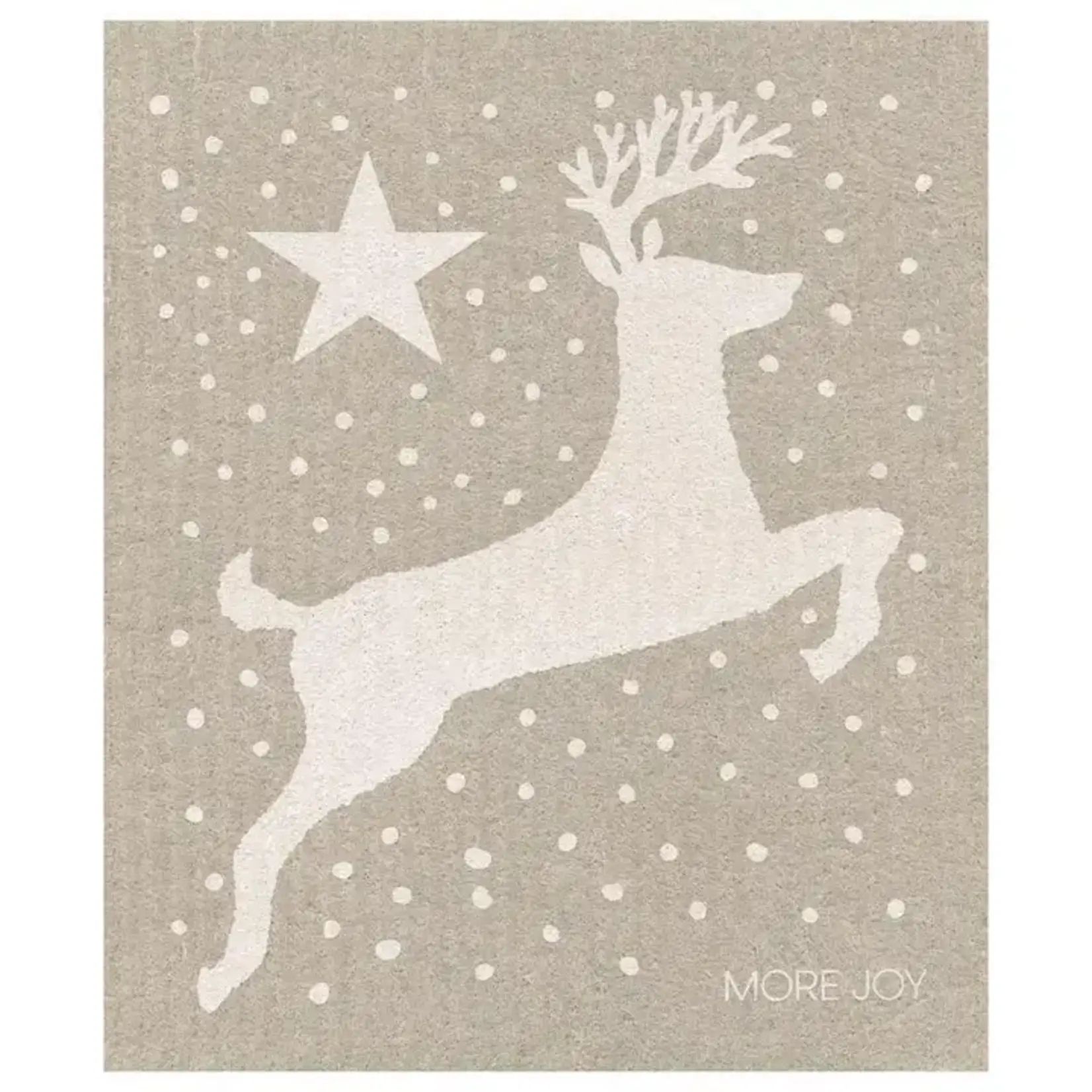 Galleyware Reindeer Snowflakes Swedish Towel | Galleyware