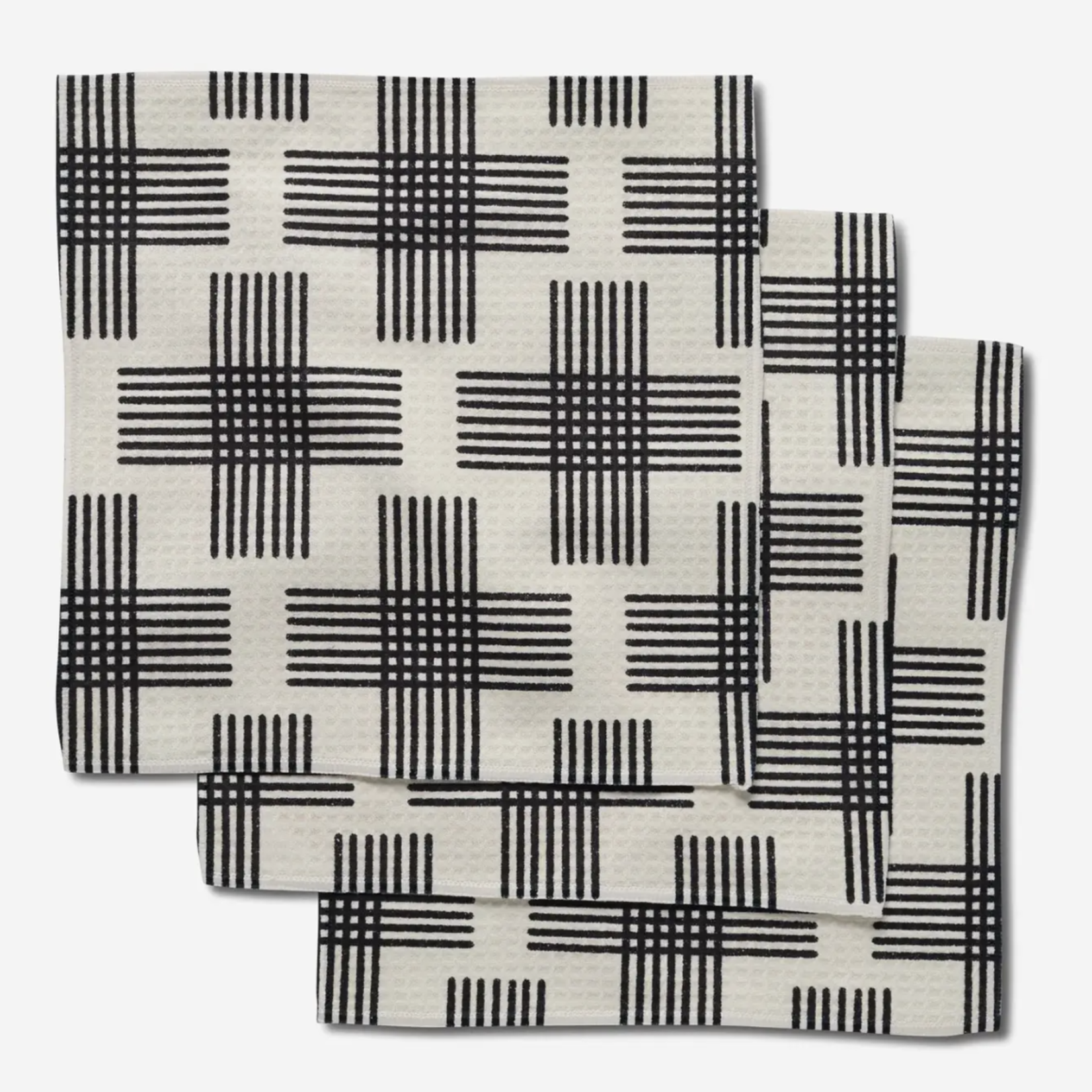 Geometry Geometry Cross Hatch Dishcloth Set