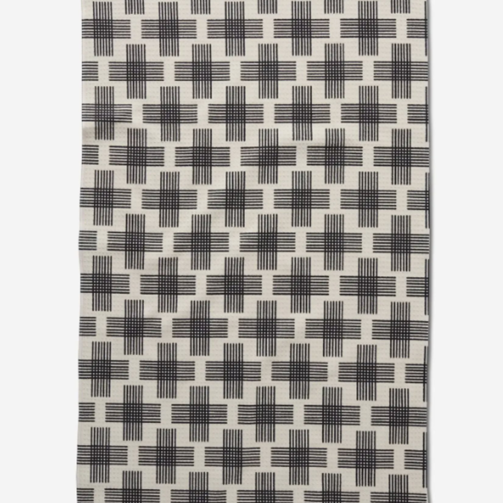 Geometry Cross Hatch Tea Towel | Geometry