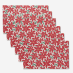 Geometry Geometry Not Paper Towel - Poinsettia Party