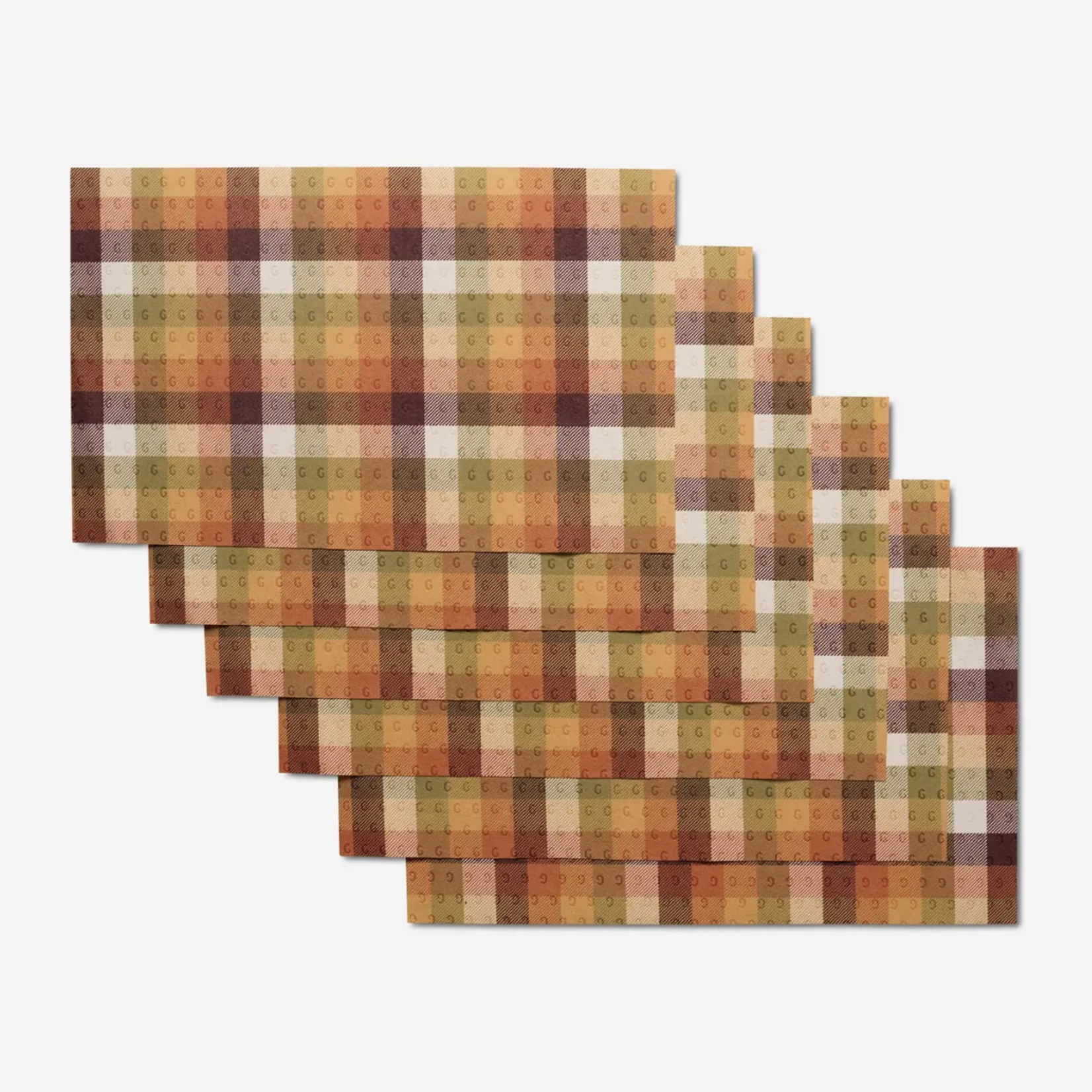 Geometry Not Paper Towel - Rustic Autumn Plaid | Geometry