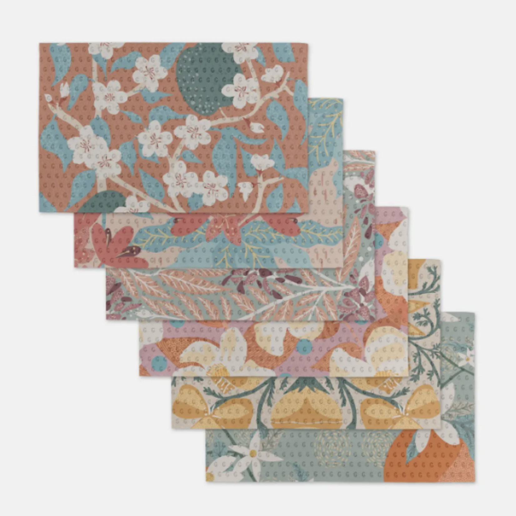 Geometry Not Paper Towel Set - State Flowers | Geometry