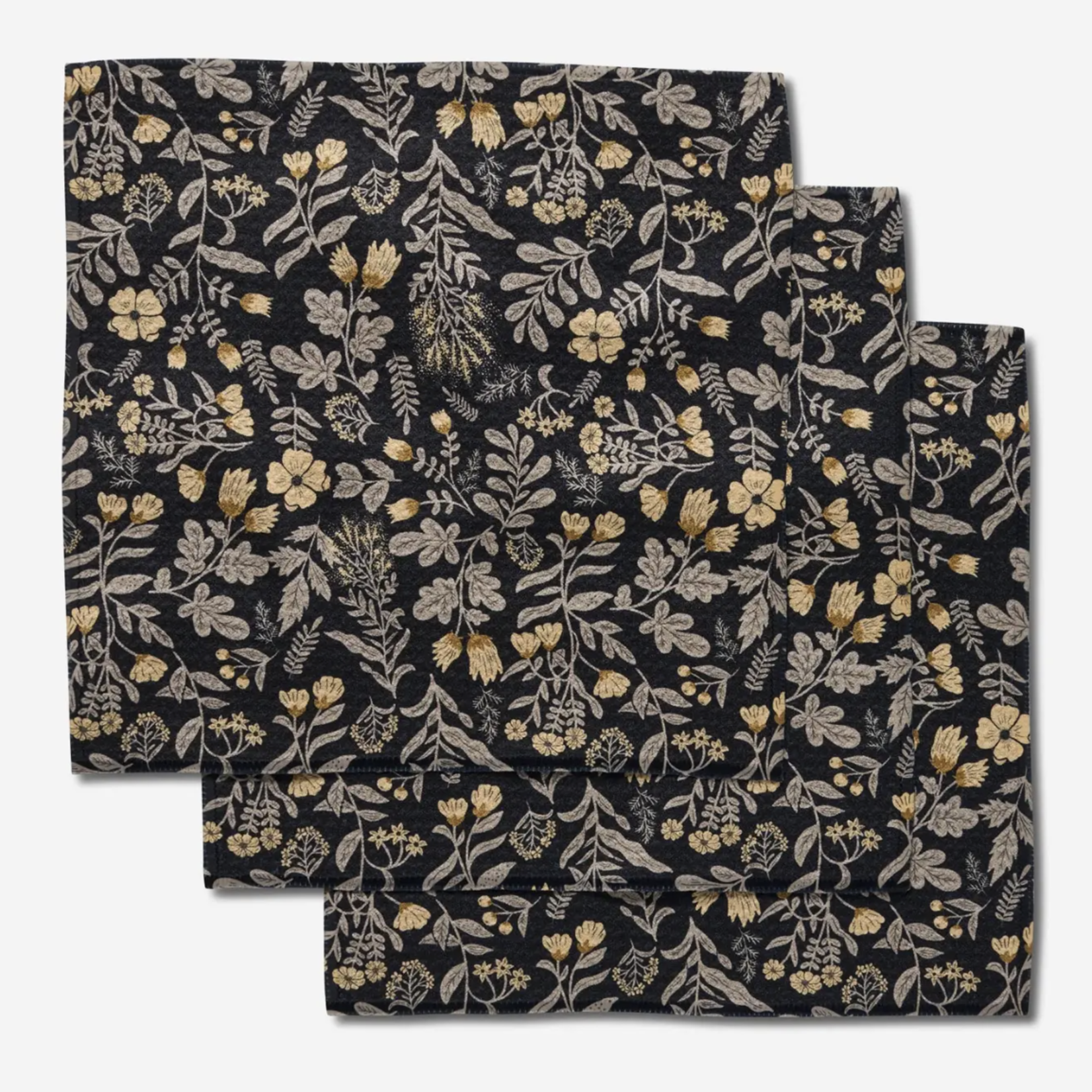 Geometry Geometry Woodland Wildflowers Dishcloth Set