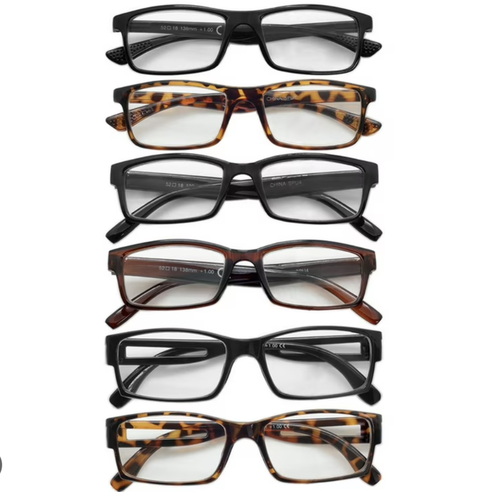 Peepers Glasses +1.25 Asst Colors
