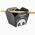 Urban Tokyo Takeout Serving Bowl w/ Chopsticks Panda